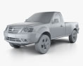 Tata Xenon Single Cab 2014 3d model clay render