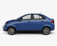 Tata Zest 2017 3d model side view