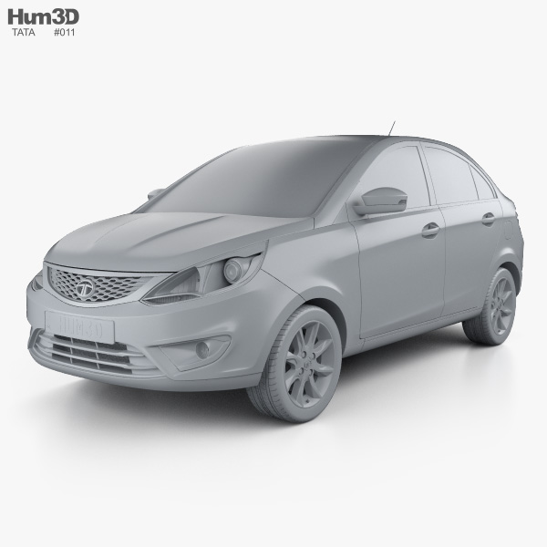 Tata Zest 2017 3D model - Vehicles on Hum3D