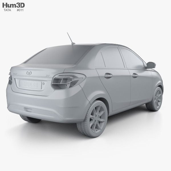 Tata Zest 2017 3D model - Vehicles on Hum3D