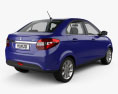 Tata Zest with HQ interior 2017 3d model back view