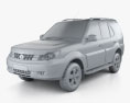 Tata Safari Storme 2018 3d model clay render