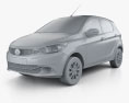Tata Zica 2019 3d model clay render