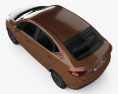 Tata Tigor 2020 3d model top view