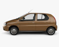 Tata Indica 2020 3d model side view