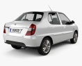 Tata Indigo 2017 3d model back view
