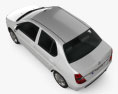 Tata Indigo 2017 3d model top view