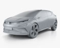 Tata 45X 2020 3d model clay render
