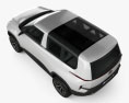 Tata Sierra 2022 3d model top view