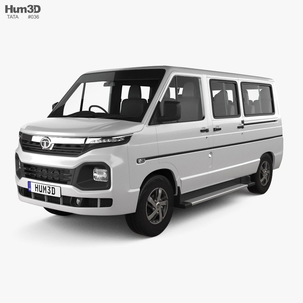 Tata Winger Passenger Van L1H1 2020 3D模型