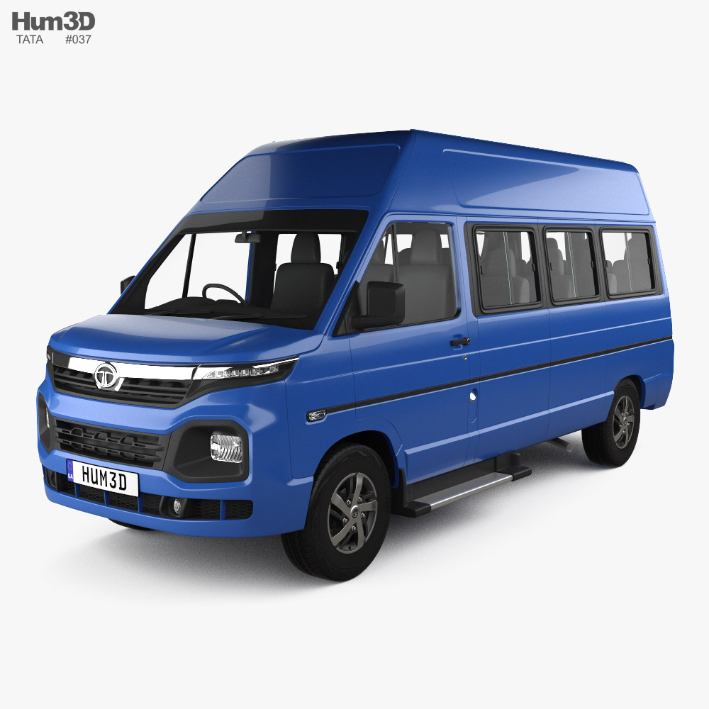 Tata Winger Passenger Van L2H2 2020 3D模型
