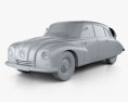 Tatra T87 1947 3D-Modell clay render