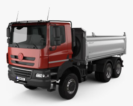 Tatra Phoenix 덤프 트럭 3축 2015 3D 모델 