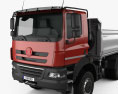 Tatra Phoenix Tipper Truck 3 ejes 2011 Modelo 3D