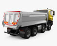Tatra Phoenix Tipper Truck 4-axle 2015 3d model back view