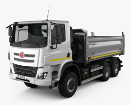 Tatra Phoenix T158 덤프 트럭 3축 2018 3D 모델 