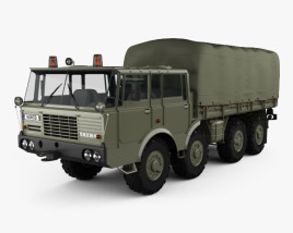 Tatra 813 Подвійна кабіна KOLOS Truck 1967 3D модель