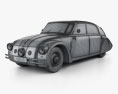 Tatra 77a 1937 3D модель wire render