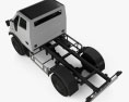 Tekne Graelion 75 底盘驾驶室卡车 2019 3D模型 顶视图