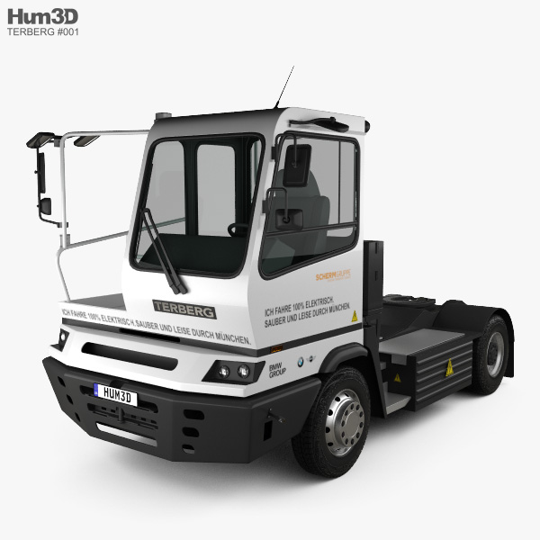 Terberg YT202-EV Factory Tractor Truck 2020 3D model