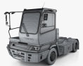 Terberg YT202-EV Factory Tractor Truck 2020 3d model wire render
