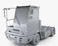 Terberg YT202-EV Factory Tractor Truck 2020 3d model clay render