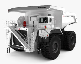 Terex Unit Rig MT6300 AC Dump Truck 2008 3D model