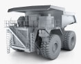 Terex Unit Rig MT6300 AC Dump Truck 2008 3d model clay render