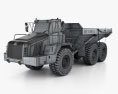 Terex TA400 Dump Truck 2014 3d model wire render
