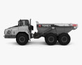 Terex TA400 Dump Truck 2014 3d model side view