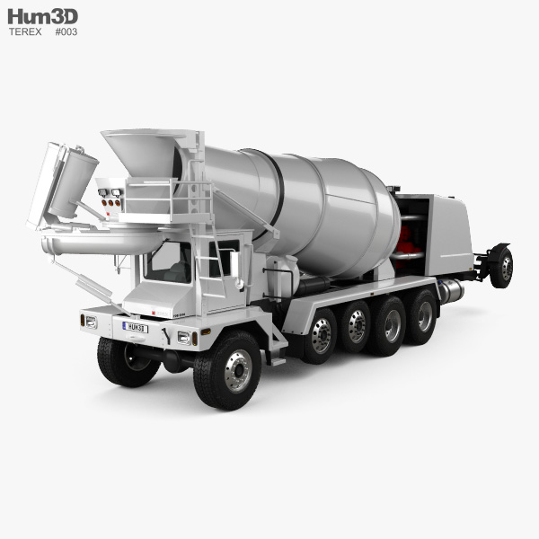Terex FDB 6000 Camião betoneira 2018 Modelo 3d
