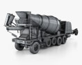 Terex FDB 6000 Mixer Truck 2018 3d model wire render