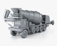 Terex FDB 6000 Mixer Truck 2018 3d model clay render