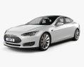 Tesla Model S 2015 3D模型