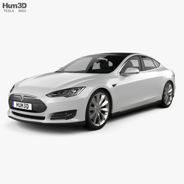Tesla Model S 2015 3D model