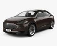Tesla Model X Protótipo 2014 Modelo 3d