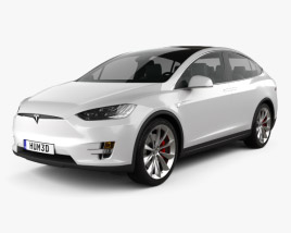 Tesla Model X 2018 3D model