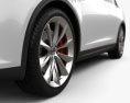 Tesla Model X 2018 3d model