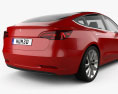 Tesla Model 3 プロトタイプの 2016 3Dモデル