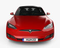 Tesla Model S 2015 Modelo 3D vista frontal
