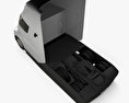 Tesla Semi Schlafkabine Sattelzugmaschine 2018 3D-Modell Draufsicht