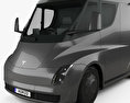 Tesla Semi Day Cab Camión Tractor 2018 Modelo 3D