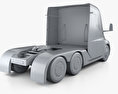 Tesla Semi Day Cab Camión Tractor 2018 Modelo 3D
