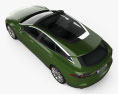 Tesla Model S Remetz Car Shooting Brake 2020 Modello 3D vista dall'alto