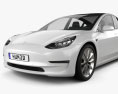 Tesla Model 3 2021 3D модель