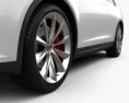 Tesla model X з детальним інтер'єром 2018 3D модель
