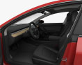 Tesla Model 3 з детальним інтер'єром 2021 3D модель seats