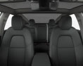 Tesla Model 3 con interior 2018 Modelo 3D