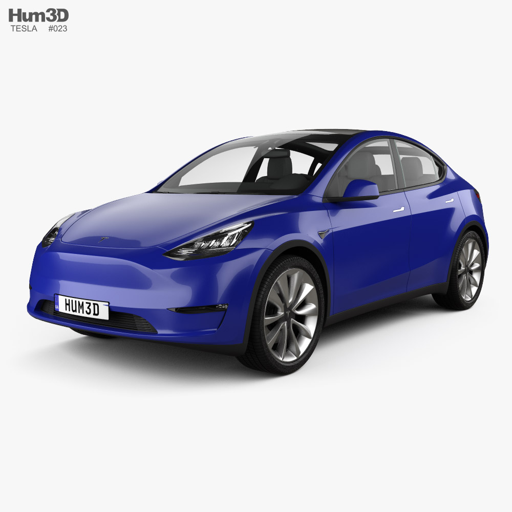 Tesla Model Y 2022 3D 모델 