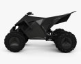 Tesla Cyberquad Квадроцикл 2019 3D модель side view